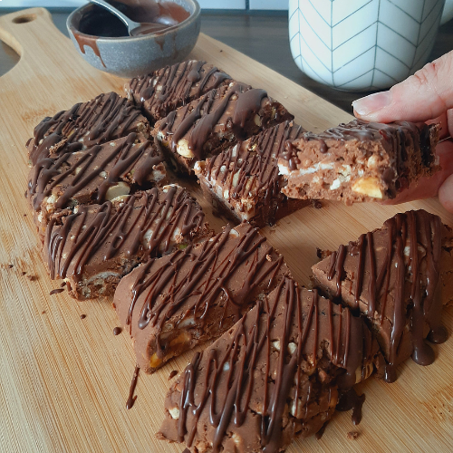 Vegan & No Bake Rocky Road Protein Bar Flora & Fauna