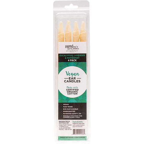Vegan Ear Candles - Eucalyptus Lavender & Peppermint