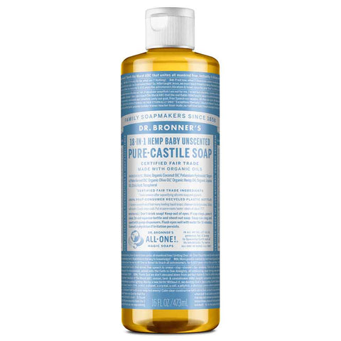 18-In-1 Pure-Castile Soap - Baby Unscented