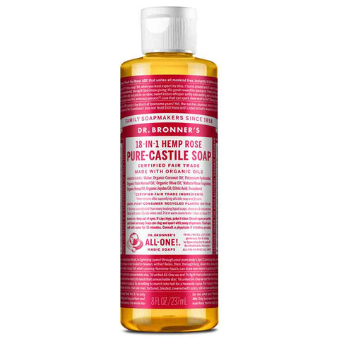 18-In-1 Pure-Castile Soap - Rose