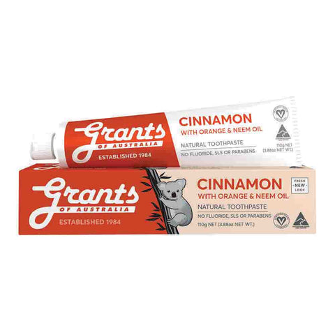 Cinnamon Natural Toothpaste - Fluoride Free