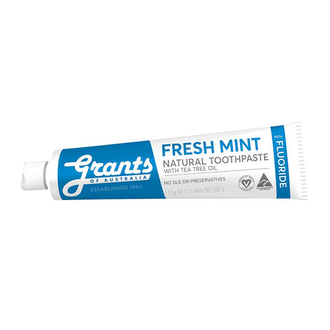 Fresh Mint Natural Toothpaste - With Fluoride