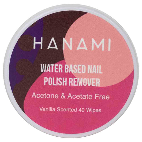 Water Based N/Polish Rem Wipes Vanilla Scented