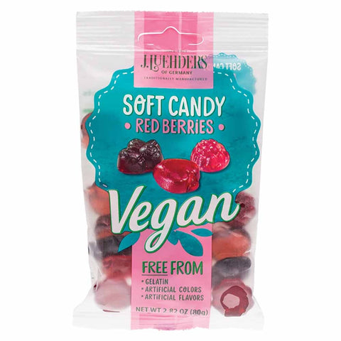 Soft Vegan Lollies Red Berries