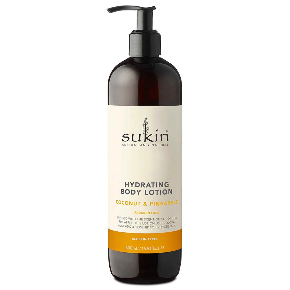 Sukin Vegan Body Lotion Coconut Pineapple Flora & Fauna