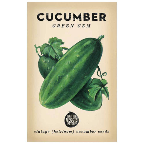 Cucumber 'Green Gem' Heirloom Seeds
