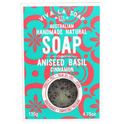 Natural Soap - Aniseed Basil & Cinnamon