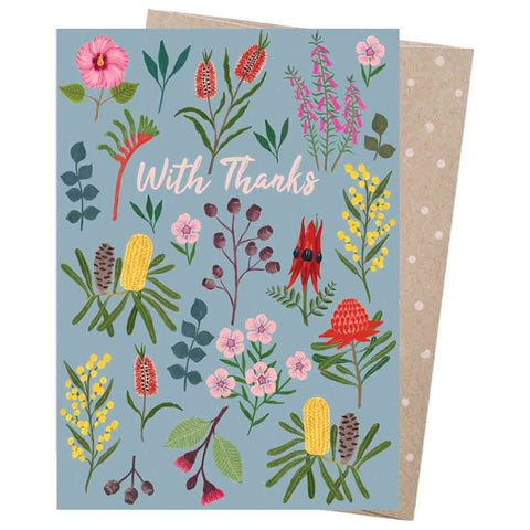 Greeting Card - Thank You Wildflowers