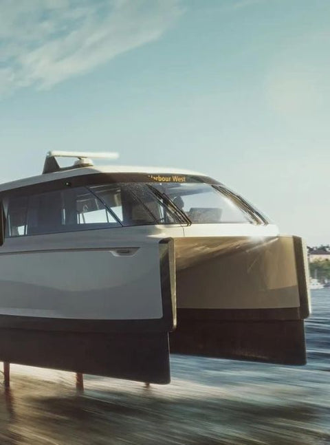 This Zero-Emission ‘Flying’ Electric Boat Offers Faster Commuting Than The Metro!