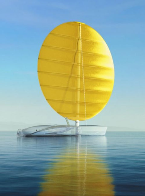 This Sailboat Concept Is Made Of Algae-Based Biopolymer & Ocean Plastic!
