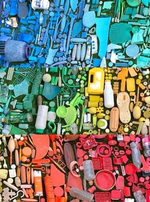 This Aussie Artist Transforms Ocean Plastic Into Colourful Art!