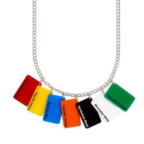 Colourful & Recycled Paint-Chip Jewellery