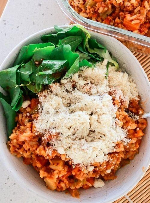 High-Protein Bolognese Risotto