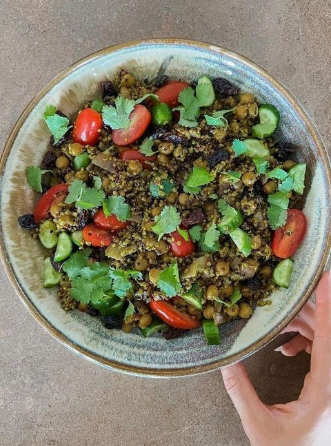 Moroccan Quinoa & Chickpea Salad