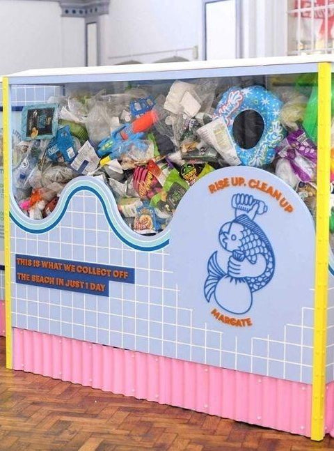 UK Beach Cleanup Group Hosts Eye-Opening Plastic Waste Exhibition