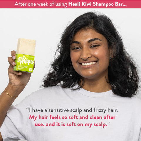 Heali Kiwi Calming Solid Shampoo Bar