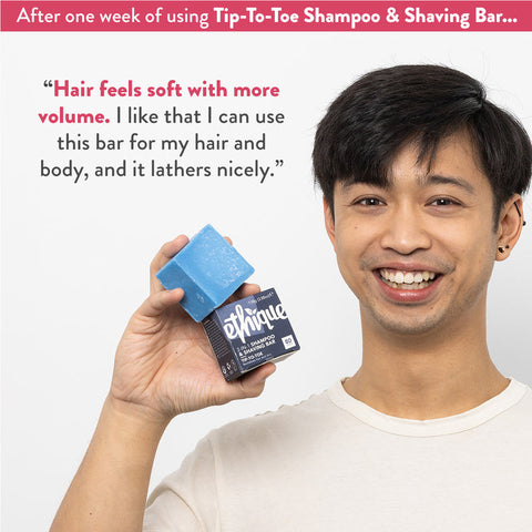 Tip-to-Toe 2-In-1 Solid Shampoo & Shaving Bar