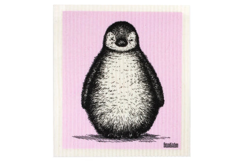 Compostable Sponge Cloth Penguin