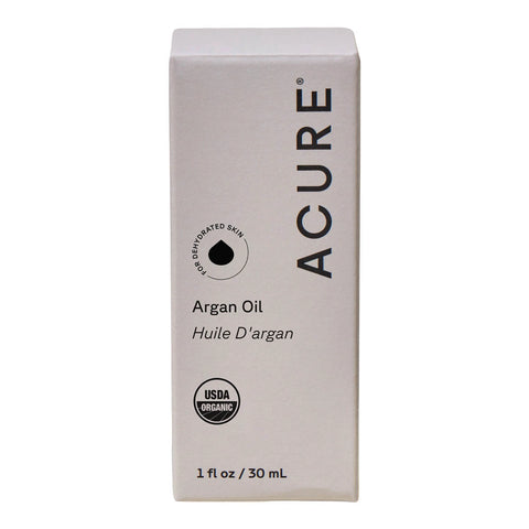 Acure Argan Oil packaging on a white background
