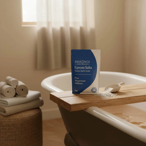 Epsom Salts Detox Bath Soak - Pure Magnesium Sulphate