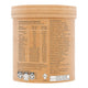 Side of container of Raw Organic Greens with nutritional information panel and ingredients.