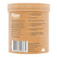 Back of Amazonia Raw Organic Cloudy Apple with product highlights.