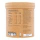 Back of Amazonia Raw Probiotics Cloudy Apple 100g. Nutritional information panel and ingredients.