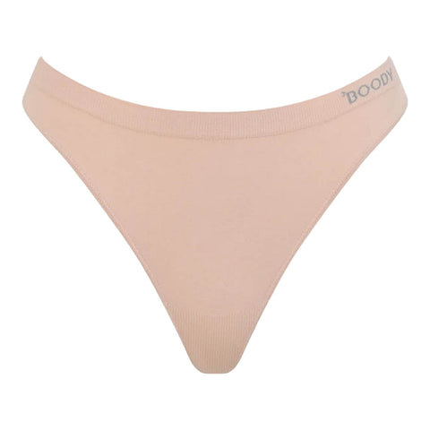 Boody G-String in the colour 'shell,' a pale nude. On a white background.