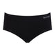 Black women's briefs with a wide ribbed waistband featuring the white 'BOODY' brand logo on the right side, shown against a plain white background.
