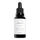 30ml black glass dropper bottle of Vibrant Beauty Botanic Boost Hyaluronic Serum with a white label.