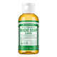 Dr Bronner's 18-in-1 Pure-Castile Magic Soap - Almond 59ml bottle with a green label & white text on a white background.