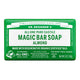Dr. Bronner's Pure-Castille Magic Bar Soap - Almond 140g packaging on a white background.