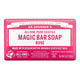 Dr. Bronner's Pure-Castile Magic Soap Bar - Rose 140g on a white background.