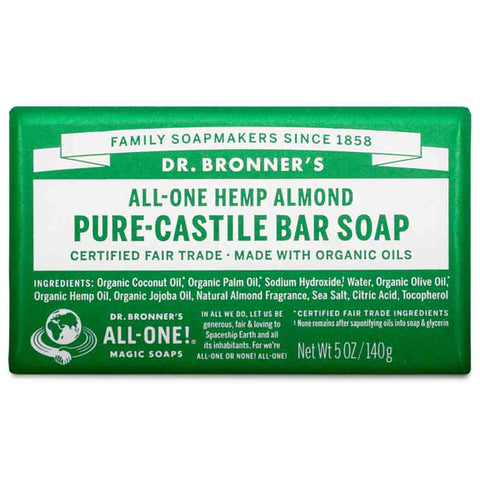 Pure-Castile Bar Soap - Almond