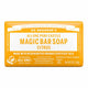 Dr. Bronner's Magic Bar Soap Citrus on a white background.