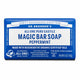 Dr. Bronner's Magic Bar Soap in Peppermint on a white background