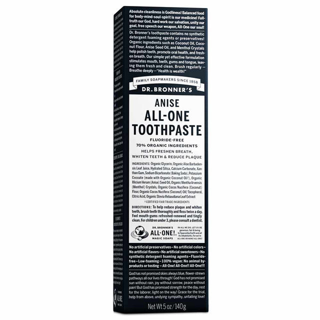 Dr Bronner's All One Natural Toothpaste Flora & Fauna AU