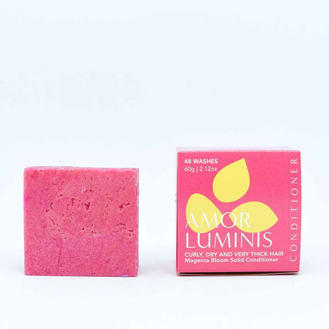 Magenta Bloom Solid Conditioner Bar - Curly, Dry & Thick Hair