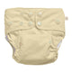 EcoNaps 2.0 Modern Cloth Nappy - bamboo reusable with adjustable snaps,  cream fabric colour. 