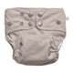 EcoNaps 2.0 Modern Cloth Nappy - bamboo reusable with adjustable snaps, beige fabric colour. 