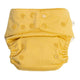 EcoNaps 2.0 Modern Cloth Nappy - bamboo reusable with adjustable snaps, yellow fabric colour. 