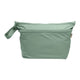 Olive coloured wet bag for cloth nappy storage.