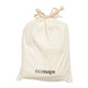 Natural drawstring bag with econaps branding.