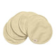 Set of 6 reusable nursing pads - milk white colour. Soft bamboo & leakproof lining. 