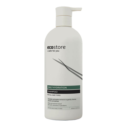 ecostore daily hydration shampoo 600ml bottle.