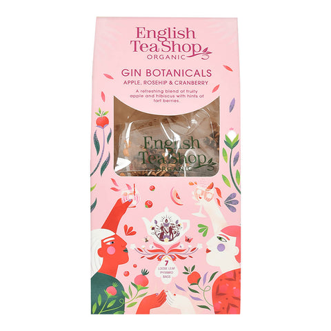A refreshing tea blend of fruity apple and hibiscus with hints of tart berries designed to add to your gin.