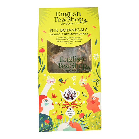 An uplifting tea blend of spicy cinnamon and ginger with refreshing hints of citrusy flavours designed to add to gin.