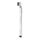 Dark brown eyebrow pencil with brush on a white background
