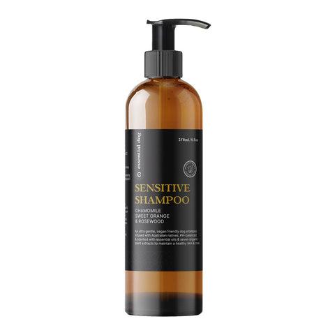 Sensitive Dog Shampoo - Chamomile, Sweet Orange & Rosewood