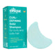 Ethique Curl-Defining Solid Shampoo for Curly and Coily Hair 110g box next to blue bar.